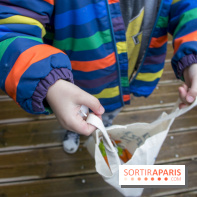 Chasse aux oeufs de Pâques Pierre Lapin au BHV Marais : les photos