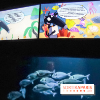 Loup préserve les océans à l'Aquarium de Paris, les photos