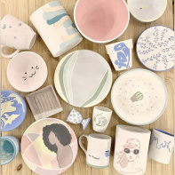 Noël 2020 : les ateliers de peinture sur céramique de l'Atelier Geneviève