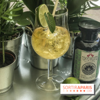 Thé glacé et éclair Tokyo Mojito chez Mariage Frères, les photos