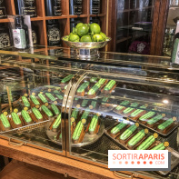 Thé glacé et éclair Tokyo Mojito chez Mariage Frères, les photos