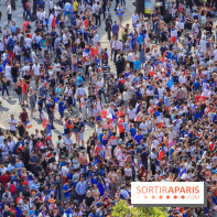 Défilé de l'Equipe de France sur les Champs-Elysées, les photos