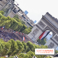 Défilé de l'Equipe de France sur les Champs-Elysées, les photos