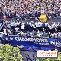 Défilé de l'Equipe de France sur les Champs-Elysées, les photos