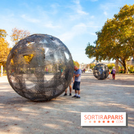 FIAC 2018 au Jardin des Tuileries : Vladimir Skoda, Sphère de ciel - Ciel de sphères, 2004-2018