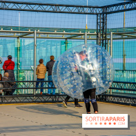 Animation de Bubble Foot sur la Tour Montparnasse