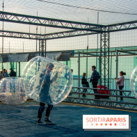 Animation de Bubble Foot sur la Tour Montparnasse