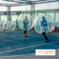 Animation de Bubble Foot sur la Tour Montparnasse
