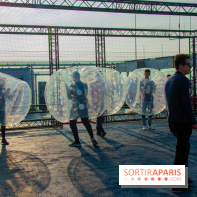 Animation de Bubble Foot sur la Tour Montparnasse