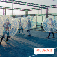 Animation de Bubble Foot sur la Tour Montparnasse
