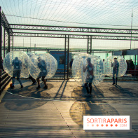 Animation de Bubble Foot sur la Tour Montparnasse