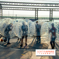 Animation de Bubble Foot sur la Tour Montparnasse