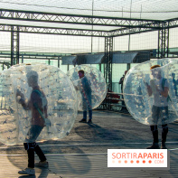 Animation de Bubble Foot sur la Tour Montparnasse