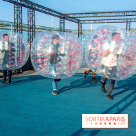 Animation de Bubble Foot sur la Tour Montparnasse
