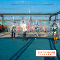 Animation de Bubble Foot sur la Tour Montparnasse