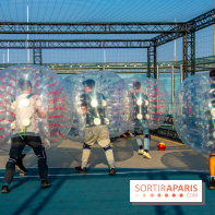 Animation de Bubble Foot sur la Tour Montparnasse