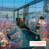 Animation de Bubble Foot sur la Tour Montparnasse
