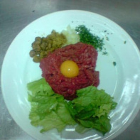 Steak tartare au Bistrot Beaubourg