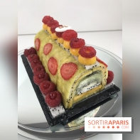 Bûche de Noël 100% fruits de la Ferme de Longchamp