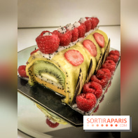 Bûche de Noël 100% fruits de la Ferme de Longchamp