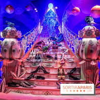 Inauguration du Sapin et des Vitrines des Galeries Lafayettes 2018