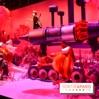 L'inauguration des vitrines de Noël 2018 du Printemps par Laëtitia Casta