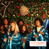 Illuminations de Noël 2018 au Forum des Halles avec Bérangère Krief