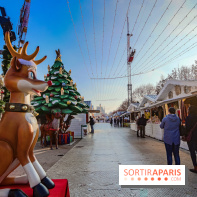 Le Marché de Noël des Tuileries à Paris, allées