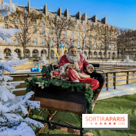Le Marché de Noël des Tuileries à Paris, patinoire