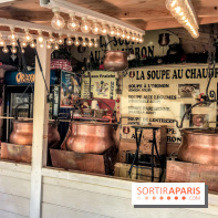 Le Marché de Noël des Tuileries à Paris, soupe