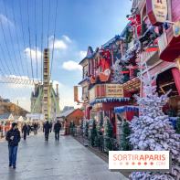 Le Marché de Noël des Tuileries à Paris, manèges