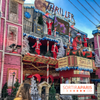 Le Marché de Noël des Tuileries à Paris, train fantôme