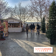 Le Marché de Noël des Tuileries à Paris, allées