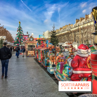Le Marché de Noël des Tuileries à Paris, manèges