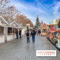 Le Marché de Noël des Tuileries à Paris, allée