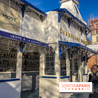 Le Marché de Noël des Tuileries à Paris, Champagne
