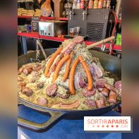 Le Marché de Noël des Tuileries à Paris, choucroute