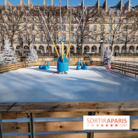 Le Marché de Noël des Tuileries à Paris, patinoire