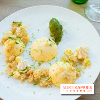 La City, la a tarte citron meringuée est présentée déstructurée