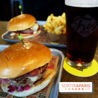 Burger et bière d'hiver chez FrogPubs