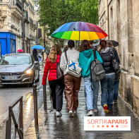 visuel Paris visuel  - pluie - parapluie
