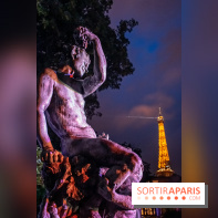 visuel Paris visuel  - palais galliera tour eiffel nuit