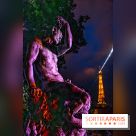 visuel Paris visuel  - palais galliera tour eiffel nuit