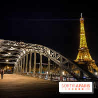 Visuel Paris Tour Eiffel pont nuit