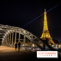 Visuel Paris Tour Eiffel pont nuit
