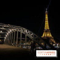 Visuel Paris Tour Eiffel pont nuit