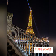 Visuel Paris Tour Eiffel pont nuit