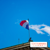Visuel Paris drapeau Assemblée Nationale