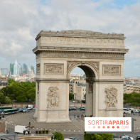 Visuel Paris nuages arc de triomphe