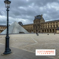 Visuel Paris vide Louvre